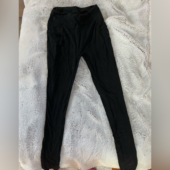 Gymshark Pants - BLACK GYM SHARK LEGGINGS